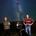 Андрей Лейчик,  Павел Грицук, а также  телескоп  Sky Watcher BK DOB 12\
