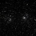 Двойное  рассеянное  скопление  Х-Н  Персея  NGC 869/884  в  созвездии  Персей. Расстояние   7000  световых  лет   от  Земли. 