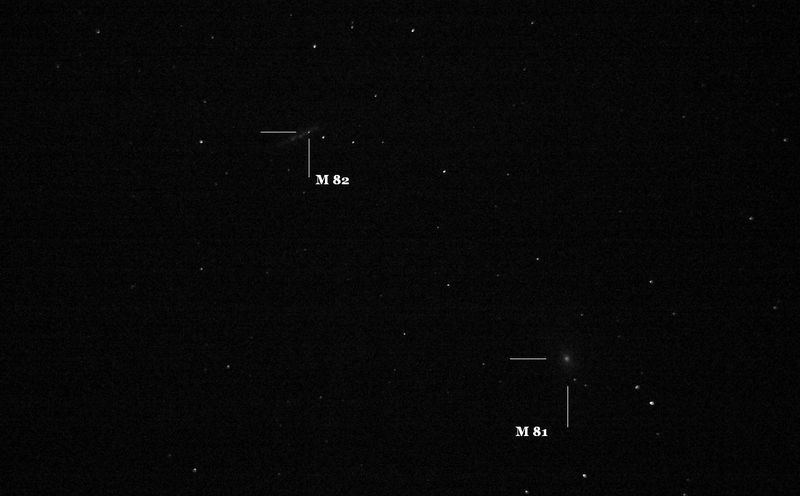 Наблюдение  галактик  М81, М82  и  объектов  дальнего  космоса  М42, М45, NGC 1647,  NGC 1981   18.02.2014  года