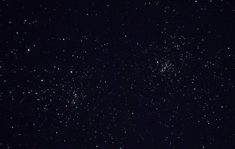 Рассеянное  скопление  NGC 869/884  в созвездии  Персей