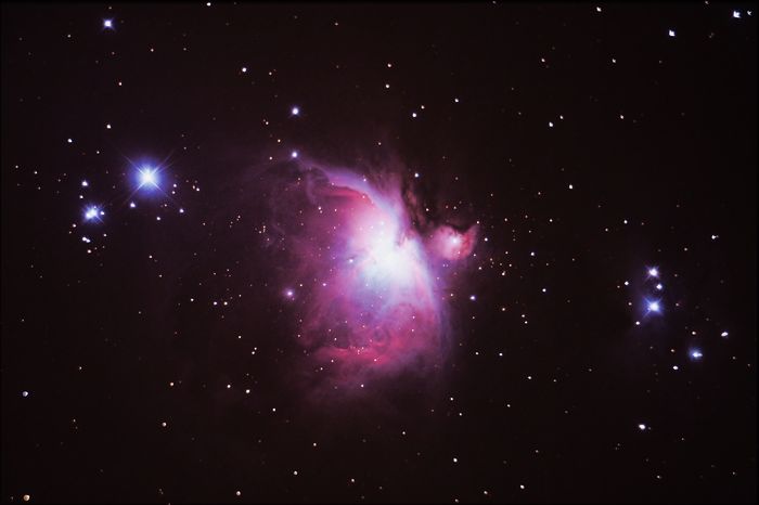 "Большая туманность Ориона"  Messier 42.  Фото: Андрей Лейчик