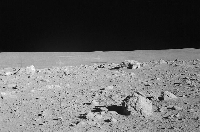 Район Фра Мауро. Луна. Миссия Аполлон 14. 