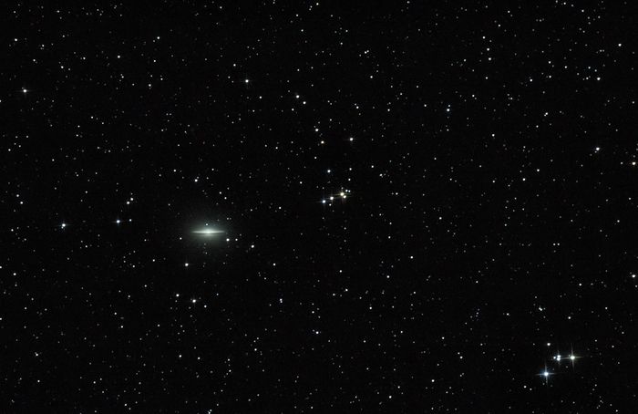 Спиральная галактика М104 "Сомбреро". 23.04.2017. Малявки. Фото: Виталий Хацук