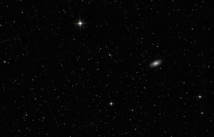 Спиральная галактика М64 "Черный  глаз". 23.04.2017. Малявки. Фото: Виталий Хацук