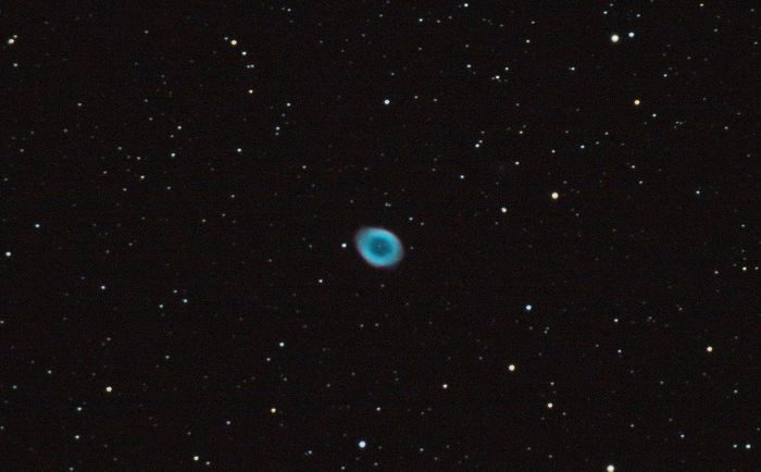 Планетарная туманность Мессье 57 "Кольцо" в созвездии Лира
