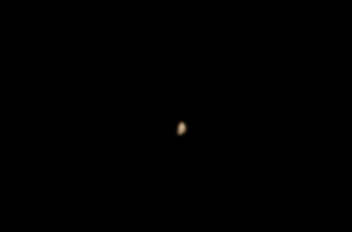 Планета  Меркурий  30.03.2017. Степень освещенности - 48%.