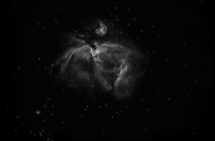 Туманность  М42 "Большая туманность Ориона".