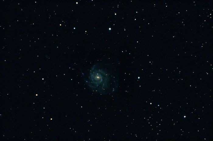 Спиральная галактика Messier 101 "Вертушка" в созвездии Большая Медведица