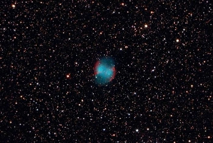 Туманность Messier 27 "Гантель". Ратомка. 15.09.2018 года. 