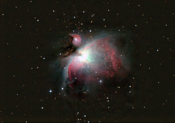 "Большая туманность Ориона" Messier 42 в созвездии Орион.