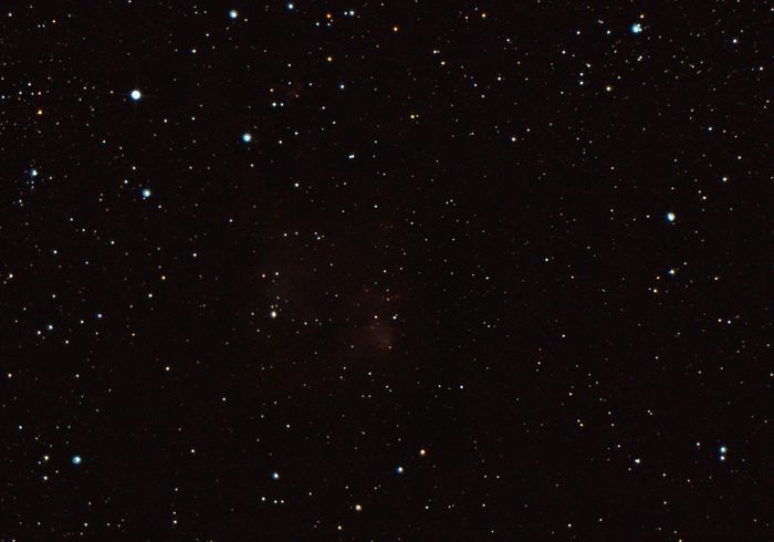 Эмиссионная туманность NGC 896 в созвездии Кассиопея. Ратомка. 19 марта 2018 года.