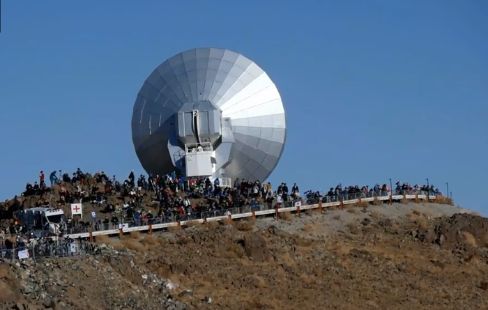 Наблюдения полного солнечного затмения из Европейской южной обсерватории Ла-Силья, ESO's La Silla Observatory.