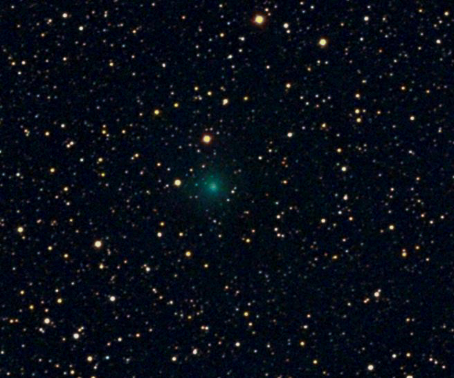 Фото кометы Ивамото C2020 A2 (Iwamoto), полученное Михаэлем Йегером (Австрия)