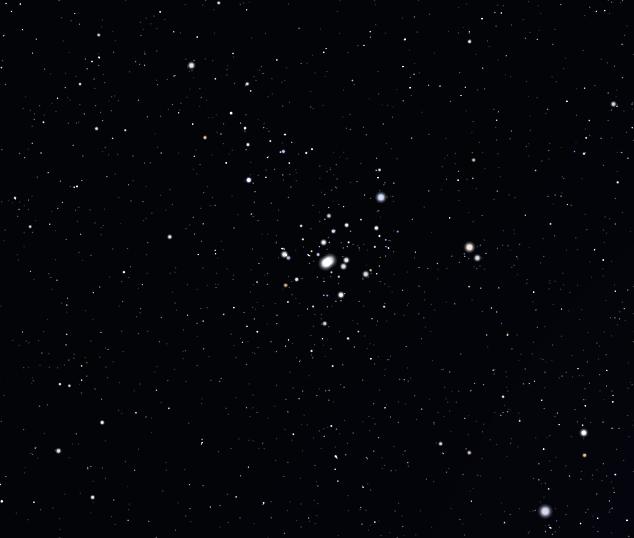 NGC 1502 - рассеянное  скопление  в  созвездии  Жираф