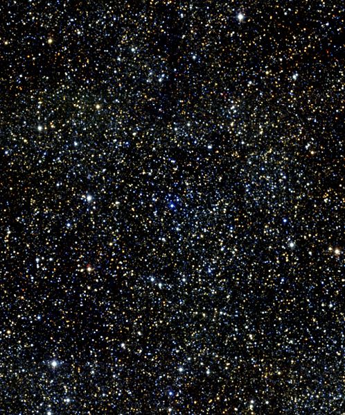 Мессье  21 - рассеянное  звездное  скопление  в  созвездии  Стрелец