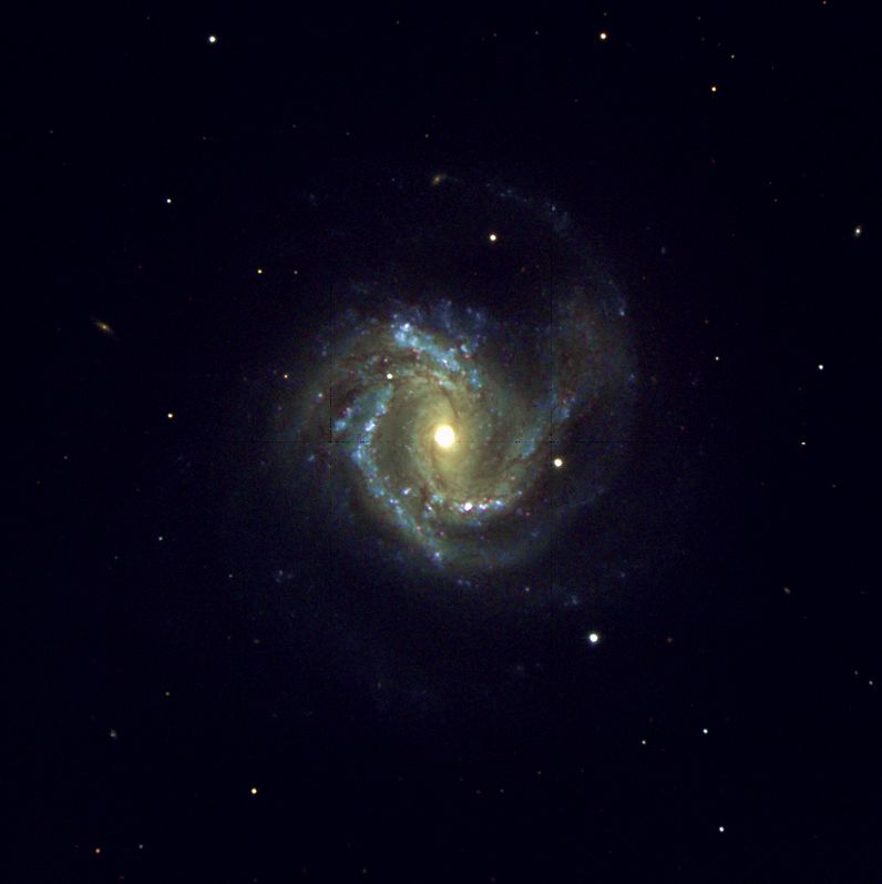 Мессье  61 -  спиральная   галактика   в   созвездии   Дева