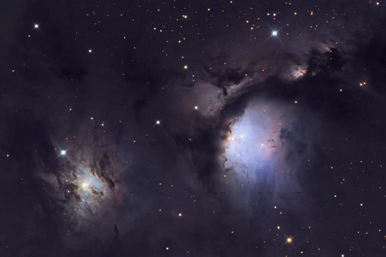 Мессье  78 - отражающая  туманность  в  созвездии  Орион