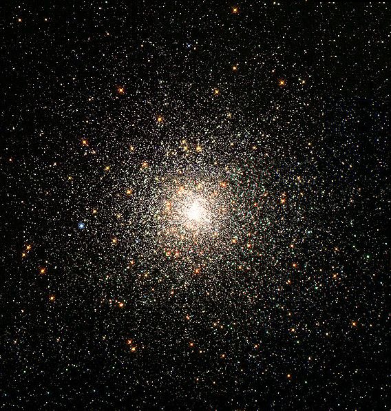 Мессье  80 - шаровое  звездное  скопление  в  созвездии  Скорпион