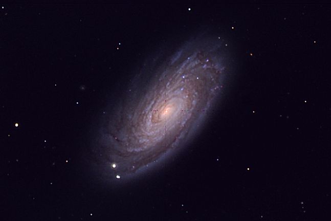 Мессье  88 -  спиральная   галактика   в   созвездии  Волосы  Вероники