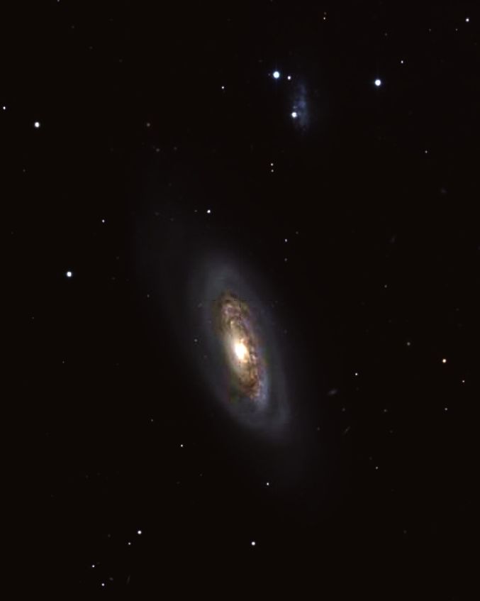Мессье  90 - спиральная  галактика   в   созвездии   Дева