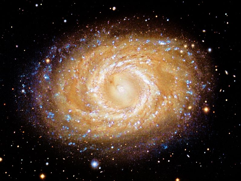 Мессье  95 - спиральная  галактика   в   созвездии   Лев