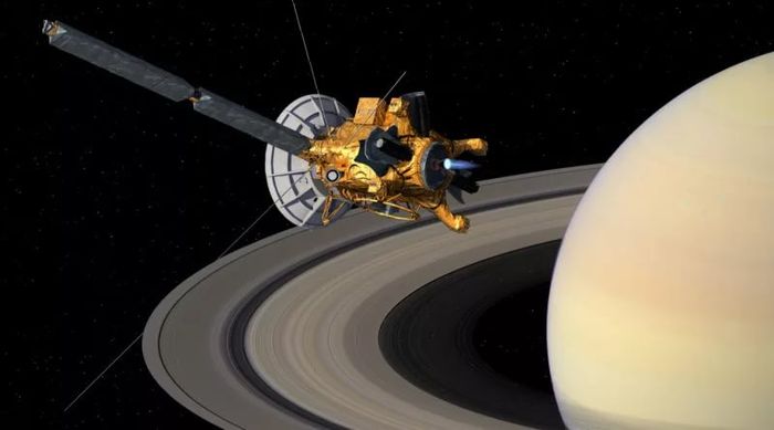 Аппарат "Кассини" и окрестности планеты Сатурн